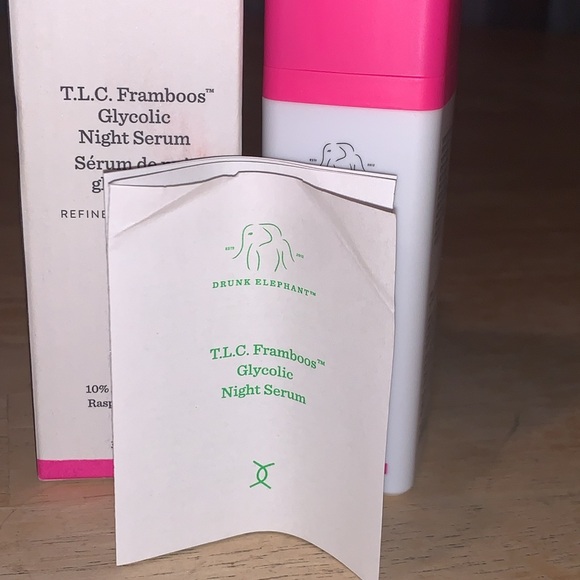 Drunk Elephant New In Box T.L.C. Framboo Glycolic Night Serum 30 ml - Picture 7 of 7